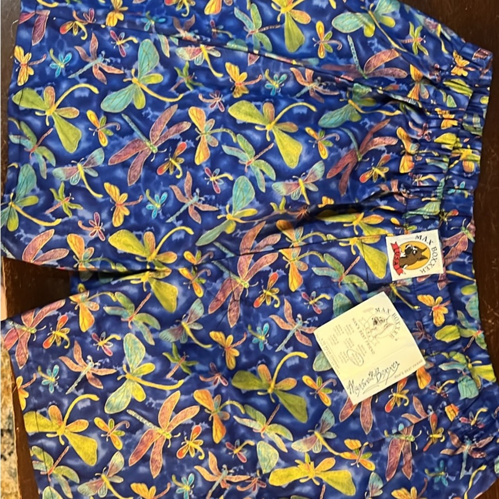 Max Boxxer Colorful Dragonfly Print Cotton Boxer Shorts